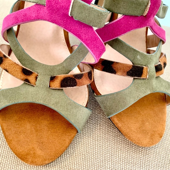 Strappy Stiletto 4 inch heel sandals size 7 - Picture 4 of 14